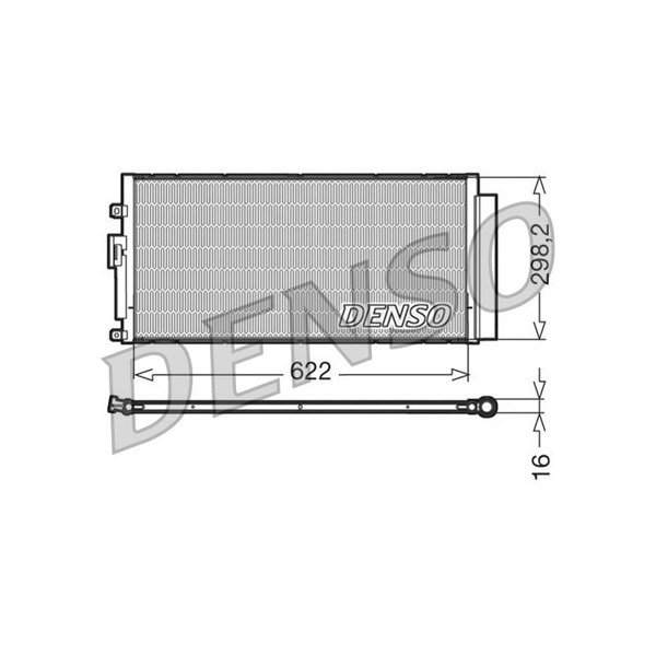Kondensor, klimatanläggning Denso DCN09046 DENSO
