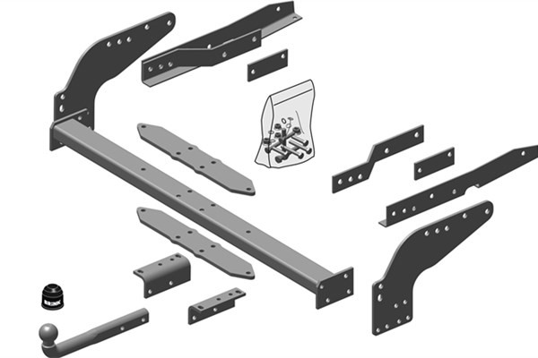 Dragkrok, Avtagbar Brink 387200 BRINK