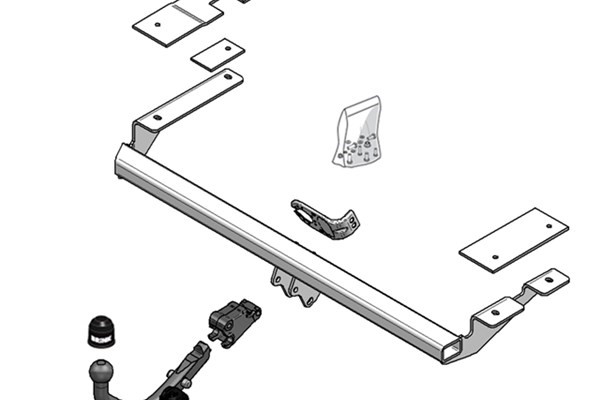 Dragkrok, Avtagbar Brink Bma 434100 BRINK