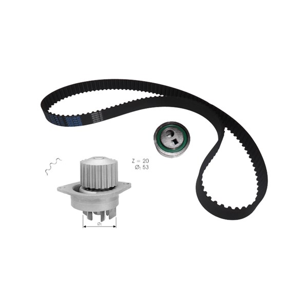 Kamremskit med vattenpump Dolz KD028 DOLZ