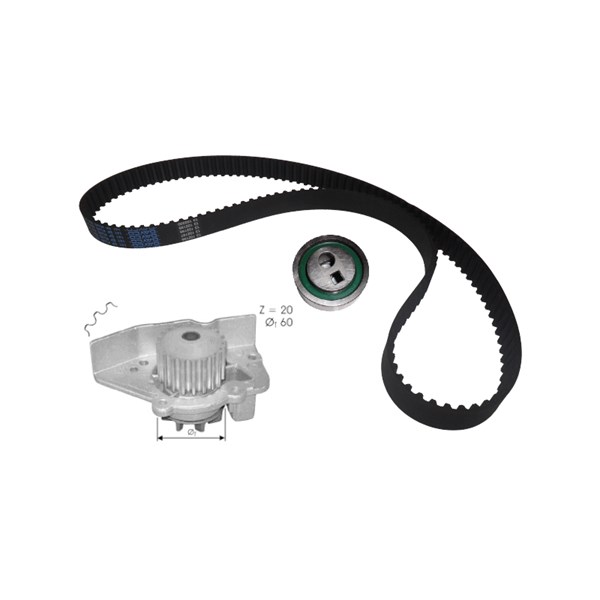 Kamremskit med vattenpump Dolz KD030 DOLZ