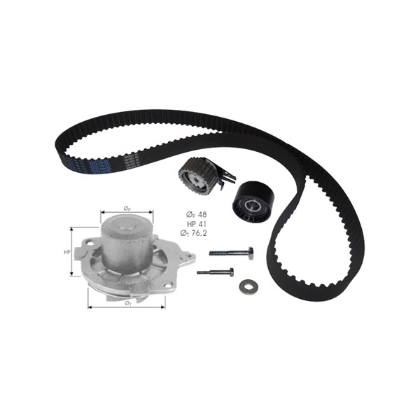 Kamremskit med vattenpump Dolz KD032 DOLZ