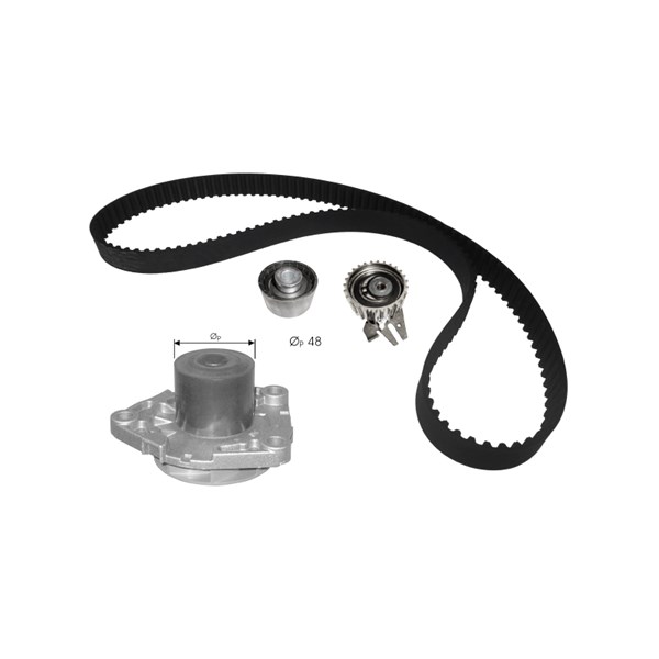 Kamremskit med vattenpump Dolz KD102 DOLZ
