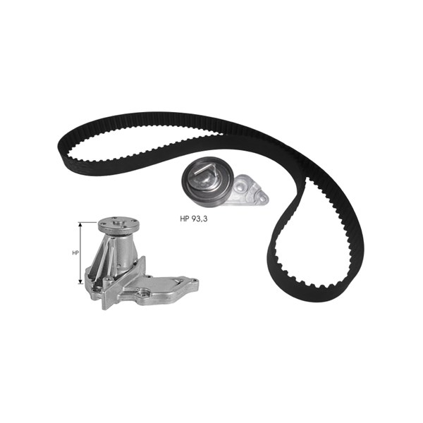 Kamremskit med vattenpump Dolz KD127 DOLZ