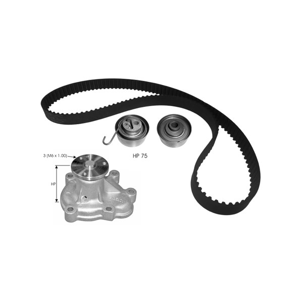 Kamremskit med vattenpump Dolz KD137 DOLZ