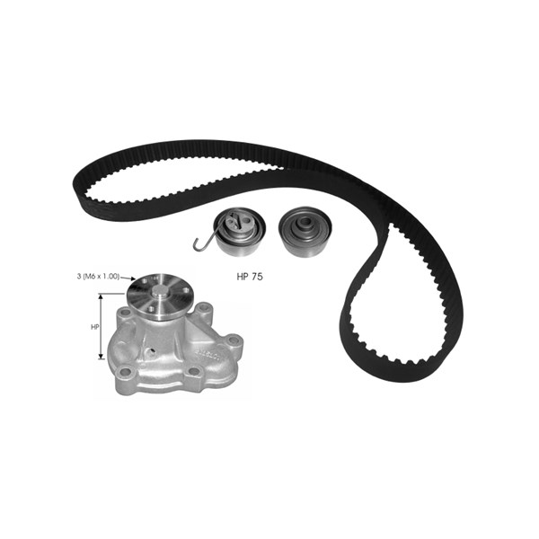 Kamremskit med vattenpump Dolz KD142 DOLZ