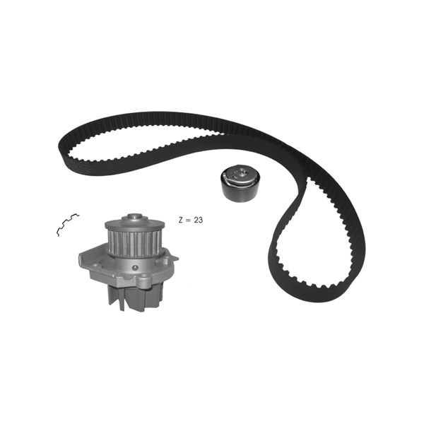 Kamremskit med vattenpump Dolz KD161 DOLZ