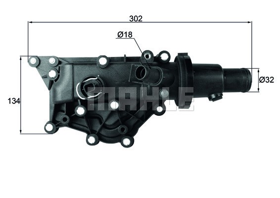 Termostat, kylvätska Mahle Behr TH 59 83 MAHLE