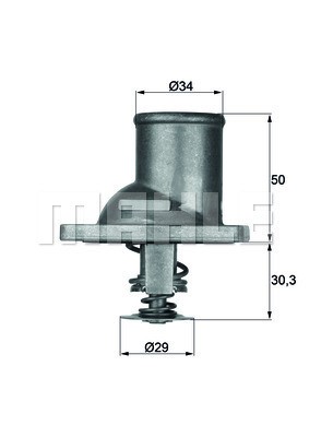 Termostat, kylvätska Mahle Behr TI 1 83 MAHLE