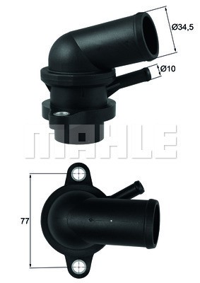 Termostat, kylvätska Mahle Behr TI 239 87D MAHLE