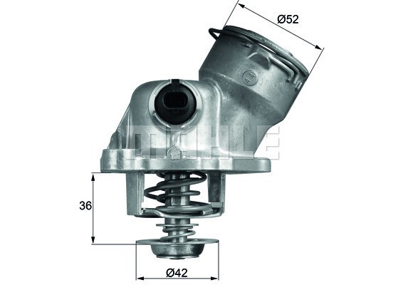 Termostat, kylvätska Mahle Behr TM 29 100D MAHLE