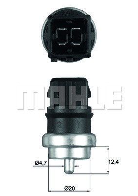 Kylvätsketemperatur-sensor Mahle Behr TSE 14 MAHLE