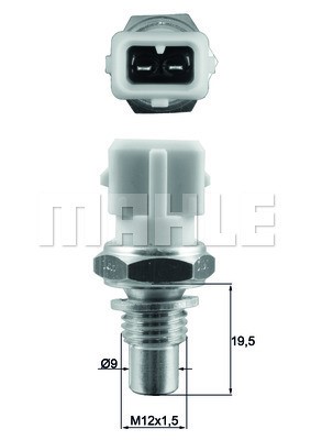 Kylvätsketemperatur-sensor Mahle Behr TSE 17 MAHLE