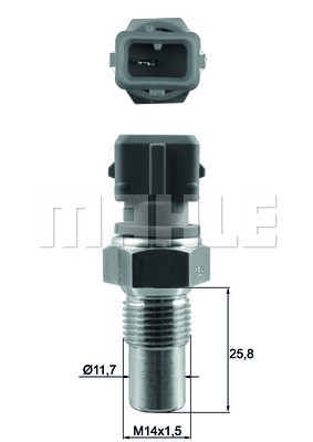 Kylvätsketemperatur-sensor Mahle Behr TSE 20 MAHLE
