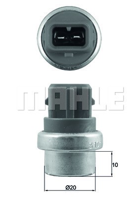Kylvätsketemperatur-sensor Mahle Behr TSE 23 MAHLE