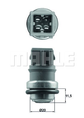 Kylvätsketemperatur-sensor Mahle Behr TSE 31 MAHLE