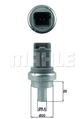Kylvätsketemperatur-sensor Mahle Behr TSE 9 MAHLE Kylvätsketemperatur-sensor Mahle Behr TSE 9 MAHLE