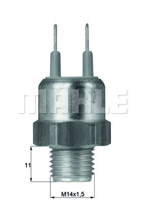 Temperaturswitch, kylarfläkt Mahle Behr TSW 16 MAHLE
