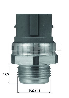 Temperaturswitch, kylarfläkt Mahle Behr TSW 49D MAHLE