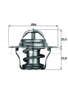 Termostat, kylvätska Mahle Behr TX 14 80D MAHLE