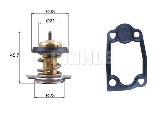 Termostat, kylvätska Mahle Behr TX 266 79D MAHLE