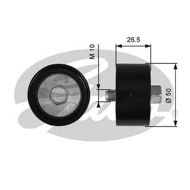 Styrrulle, drivrem Gates Fleetrunnerâ¢ T36537 Gates