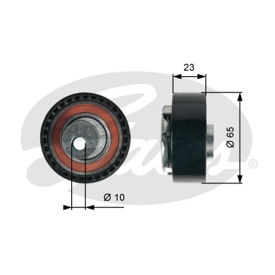 Spännrulle, kamrem Gates Powergripâ® T43228 Gates
