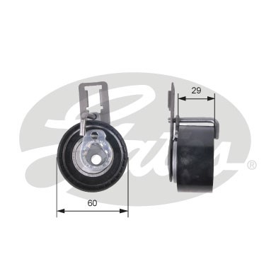 Spännrulle, kamrem Gates Powergripâ® T43230 Gates