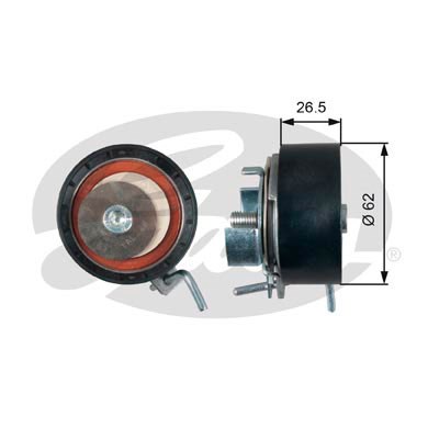 Spännrulle, kamrem Gates Powergripâ® T43234 Gates