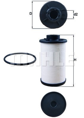 Hydraulikfilter, automatväxellåda Knecht HX 132D KNECHT Hydraulikfilter, automatväxellåda Knecht HX 132D KNECHT