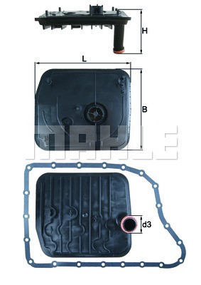 Hydraulikfilter, automatväxellåda Knecht HX 153D KNECHT Hydraulikfilter, automatväxellåda Knecht HX 153D KNECHT