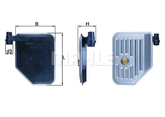 Hydraulikfilter, automatväxellåda Knecht HX 156 KNECHT