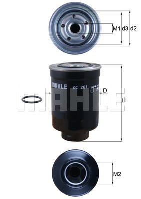 Bränslefilter Knecht KC 261D KNECHT