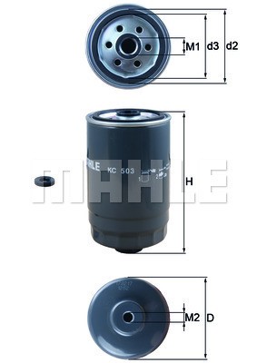 Bränslefilter Knecht KC 503D KNECHT