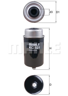 Bränslefilter Knecht KC 521 KNECHT