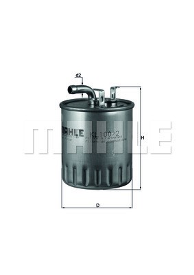 Bränslefilter Knecht KL 100/2 KNECHT