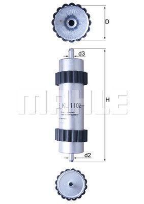 Bränslefilter Knecht KL 1102 KNECHT