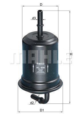 Bränslefilter Knecht KL 456 KNECHT