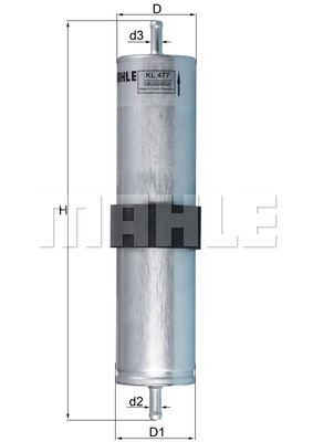 Bränslefilter Knecht KL 477 KNECHT