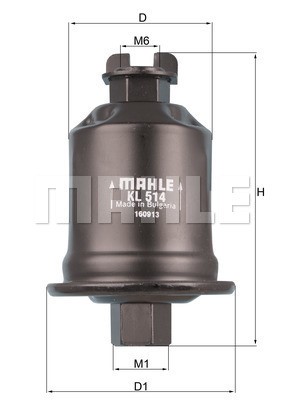 Bränslefilter Knecht KL 514 KNECHT