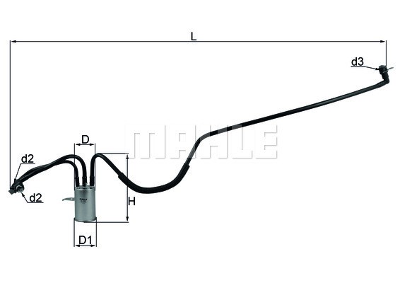 Bränslefilter Knecht KL 553 KNECHT