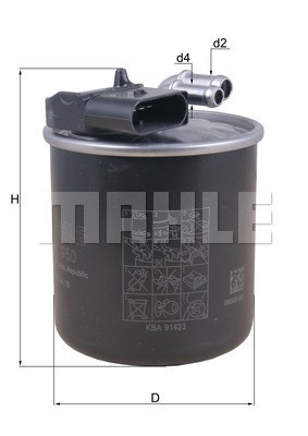 Bränslefilter Knecht KL 950 KNECHT