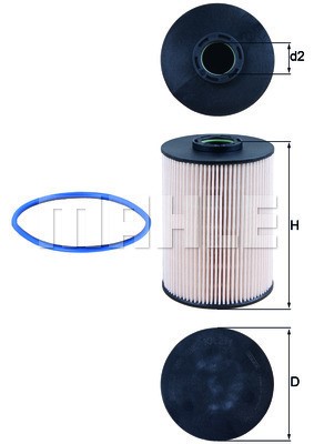 Bränslefilter Knecht KX 211D KNECHT