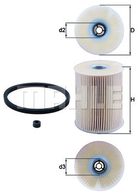Bränslefilter Knecht KX 231D KNECHT