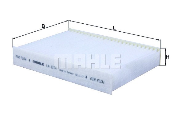 Kupefilter Knecht LA 1174 KNECHT