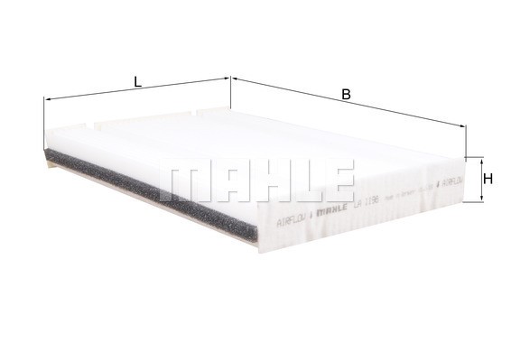 Kupefilter, Fram, Bak Knecht LA 1198 KNECHT
