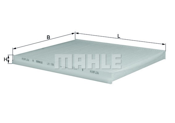 Kupefilter Knecht LA 199 KNECHT