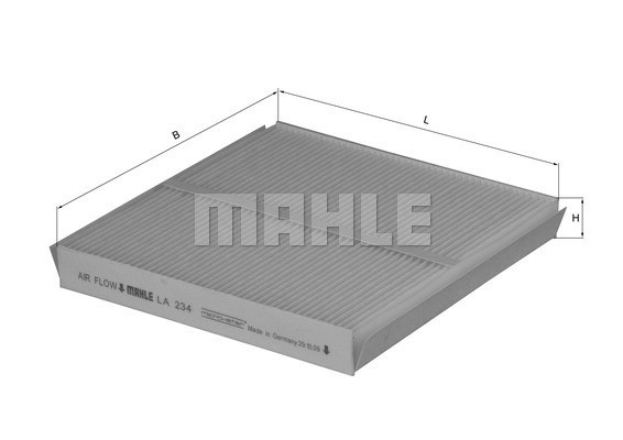 Kupefilter Knecht LA 234 KNECHT