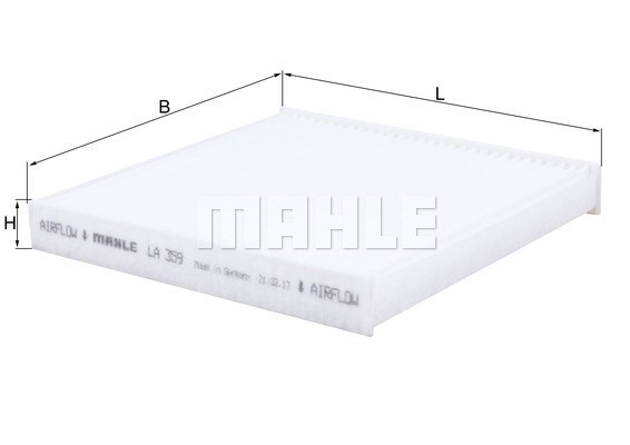 Kupefilter Knecht LA 359 KNECHT