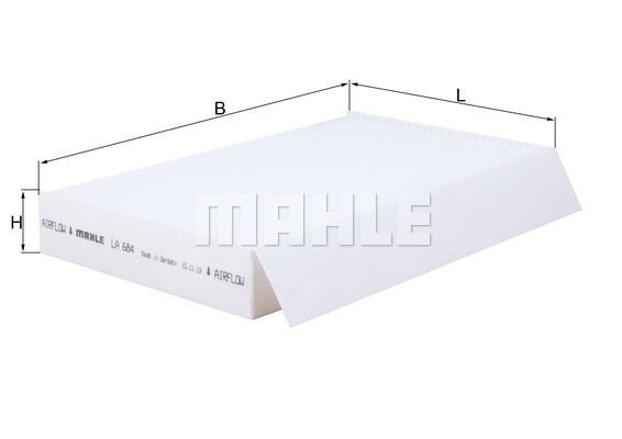 Kupefilter Knecht LA 684 KNECHT